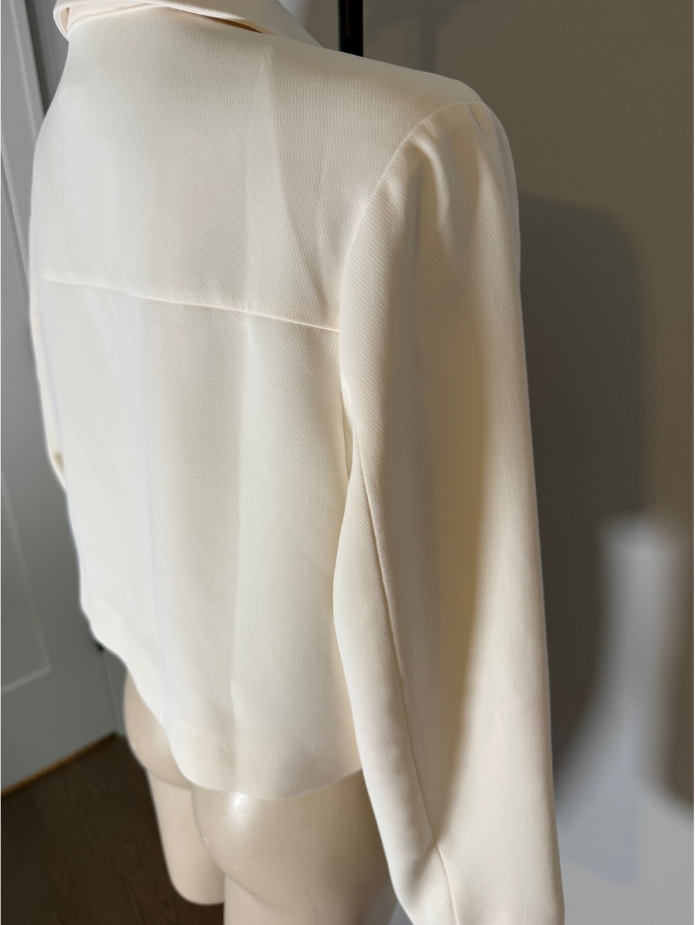 Good American Women's Cream Utility Jacket Size M‎ - Picture 10 of 12